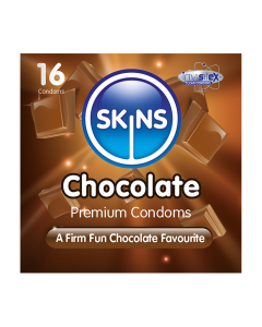 Skins Condoms Chocolate Cube 16 Pack