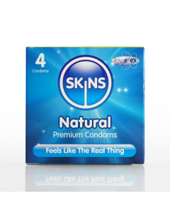 Skins Condoms Natural 4 Pack International