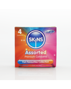 Skins Condoms Assorted 4 Pack - D&R, NAT, UT