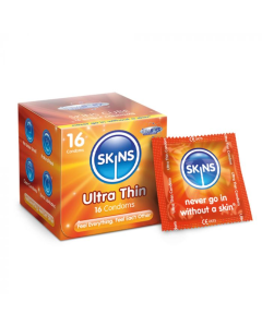 Skins Condoms Ultra Thin Cube 16 Pack