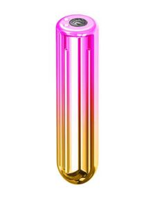 Warhead Bullet Vibrator Gold-Pink Rainbow