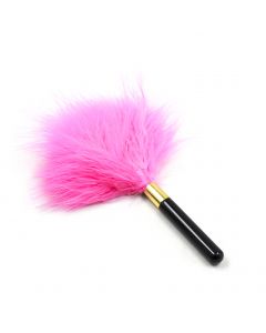 Feather tickler 15cm pink