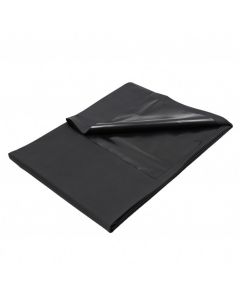 PVC bed sheet black 200x220