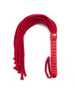 Rope flogger 49cm red