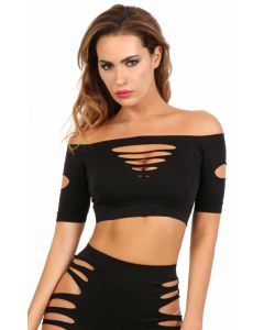 Fishnet TOP-OS-black