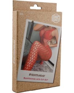 Bodystocking S/L - Red