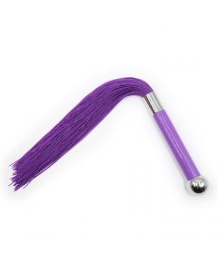 Silicone flogger 40cm purple