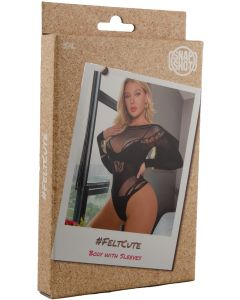 Body with Sleeves S/L - Black