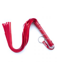Jeweled flogger 63cm red