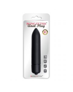 Vibrator bullet 3" multi speed black