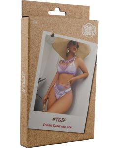 Spider Short and Top Set S/L - Purple