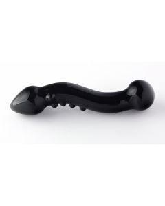 Glassdildo REIKO Pitchblack 18cm