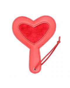 Heart Shape Paddle 20 cm red