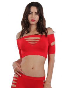 Fishnet TOP-OS-red
