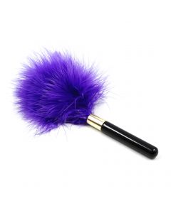 Feather tickler 18cm purple
