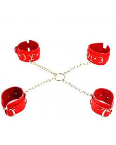 Hogtie Restraints with Chains red