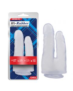 7.9 Inch Double Dildo Clear