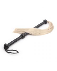 Pony hair flogger 92cm black