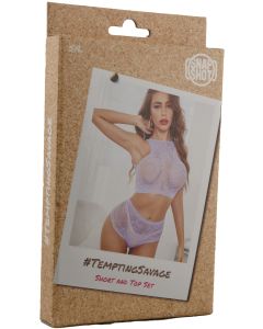 Short and Top Set S/L - Purple