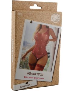 Body with Rhinestones S/L - Red