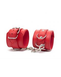 Ankle restraints red