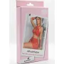 Skirt, Top + Gloves Set with Rhinestones S/L - Red
